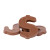 Custom Tote Box with 1 oz Milk Chocolate Dollar Signs - Open View