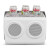 Custom Igloo Kooltunes 14 Qt Cooler - White In Use 