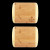 Custom Two-Tone Bamboo Cutting Board 11" x 8 3/4" - Natural