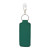 Custom Lip Balm Holder Bottle Charm - Dark Green Back View 