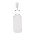 Custom Lip Balm Holder Bottle Charm - White Back View 