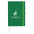 Custom Reverie Recycled 7" x 10" Journal - Kelly Green