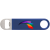 Custom Color Wrapped Classic Paddle Bottle Opener - Full Color - Silver/Blue 