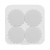 Custom MagGrip Silicone Fidget Magnets - White 