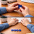 Custom MagGrip Silicone Fidget Magnets - Blue Lifestyle View 