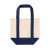 Custom Mini TJ Dual Pocket Canvas Tote - Navy 