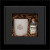 Custom Aura 3 oz Candle with Matches Set - Black Packaging View 