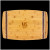 Custom Marbled Look Bamboo Cutting Board - Natural 