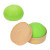 Custom Squishy Dumpling Stress Reliever with Steamer Basket - Lime Green