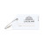 Custom Silicone Luggage Tag - White - White