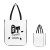 Custom Jumbo Lola Laminated Non-Woven Tote Bag with 100% RPET Material - White