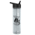 Custom 24 Oz. Slim Fit UpCycle RPET Bottles With Flip Straw Lid - Clear