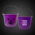Custom Pumpkin Bucket with Handle 24CT - Purple 