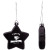 Custom Promotional Star Ornament - Custom Holiday Gifts - Black