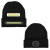 Custom Renew Rechargeable COB Beanie - Black Front&Back View