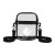Custom Clear Cross Body Tote - Black