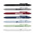 Custom ZEN Blue Ink Soft Touch Rubberized Hybrid Ink Gel Pen with Fidget Ball Clip - All Colors