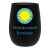 Custom 12 oz. Recycled Stainless Wine Glass with Full Color Digital Imprint - Black