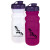 Custom 20 oz. Sun Fun Cycle Bottle with Flip Top Cap - Frosted with Purple