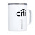 Custom Corkcicle Mug - 16 oz Gloss White