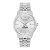 Custom Bulova Corporate Exclusive Classic Men's Bracelet Strap Watch - Silver