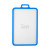 Custom Tempered Glass & Silicone Cutting Board - Clear with Blue