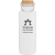 Custom 25 oz h2go Grove Bamboo Lid Water Bottle - Matte White - Engraved
