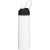 Custom 24 oz h2go Watson Matte White Water Bottle - Engraved - Handle View 