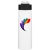 Custom 24 oz h2go Watson Matte White Water Bottle - Full Color