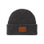 Custom Leeman Waffle Knit Beanie - Grey