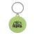 Custom Eco Silicone Glow in the Dark Keychains - Round