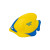 Custom Tropical Fish Shape Stress Ball - Yellow