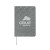 Custom Looking Glass Eco Textured Reflective Journal - Gray