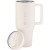 Custom 40 oz Cream HydroJug Traveler Copper-Insulated Double-Wall Tumbler - Open Cap View 