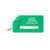 Custom Silicone Luggage Tag - Kelly Green