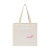 Custom Recycled Cotton Pocket Tote - AWARE - Natural
