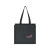 Custom Recycled Cotton Pocket Tote - AWARE - Charcoal