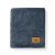Custom Mink Ever Soft Recycled Polyester Throw Blanket - Vintage Indigo - Front View