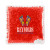 Custom Square Gel Bead Hot-Cold Pack - Red