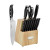 Custom Cuisinart Nitrogen 15 pc Cutlery Block Set 