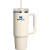 Printed Stanley Quencher H2.0 FlowState Tumbler 30 oz - Cream w/ Royal