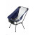 Custom Campstead Recycled rPET Camping Chair with Storage Bag - Navy Side View 