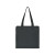 Custom Recycled Cotton Pocket Tote - AWARE - Charcoal Back View 