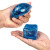 Custom SqueeDoh Glitter Sensory Cube - Blue Lifestyle View 