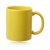 Custom 11 oz. Traditional Color Ceramic Custom Mug - Full Color - Yellow 