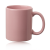 Custom 11 oz. Traditional Color Ceramic Custom Mug - Full Color - pink 