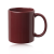 Custom 11 oz. Traditional Color Ceramic Custom Mug - Full Color - Maroon 