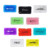 Custom Mini Rectangle Hot/Cold Gel Pack - All Colors