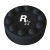 Custom Hockey Puck Push Pop Ball V2 - Black