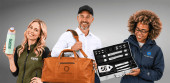 People holding branded merchandise from 4AllPremium